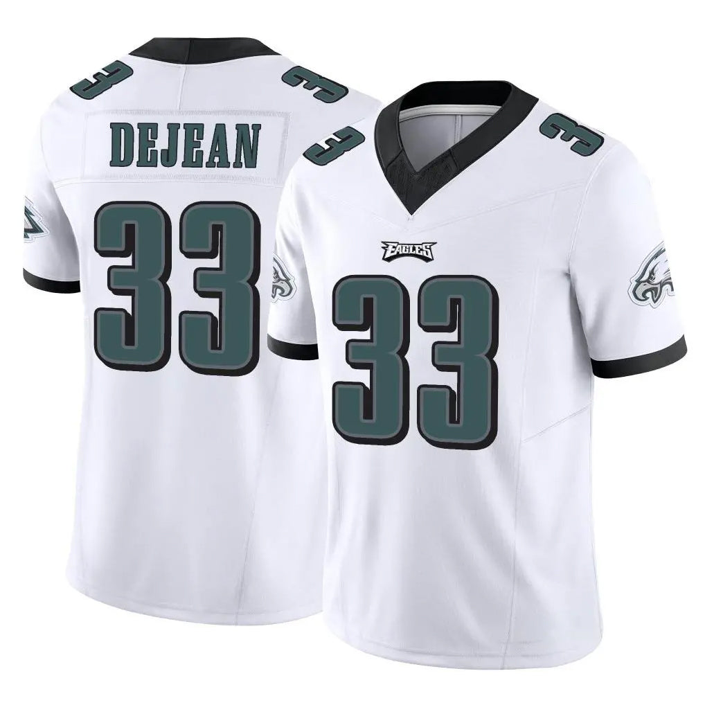 P.Eagles #33 Cooper DeJean Player White Limited Vapor F.U.S.E. Home Game Qdoa Stitched Jerseys