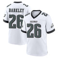 P.Eagles #26 Saquon Barkley Player White Game Home Qdoa Stitched Jerseys