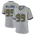S.Seahawks #99 Leonard Williams Player Grey 2025 Rivalries Collection Home Game Qdoa Stitched Jerseys