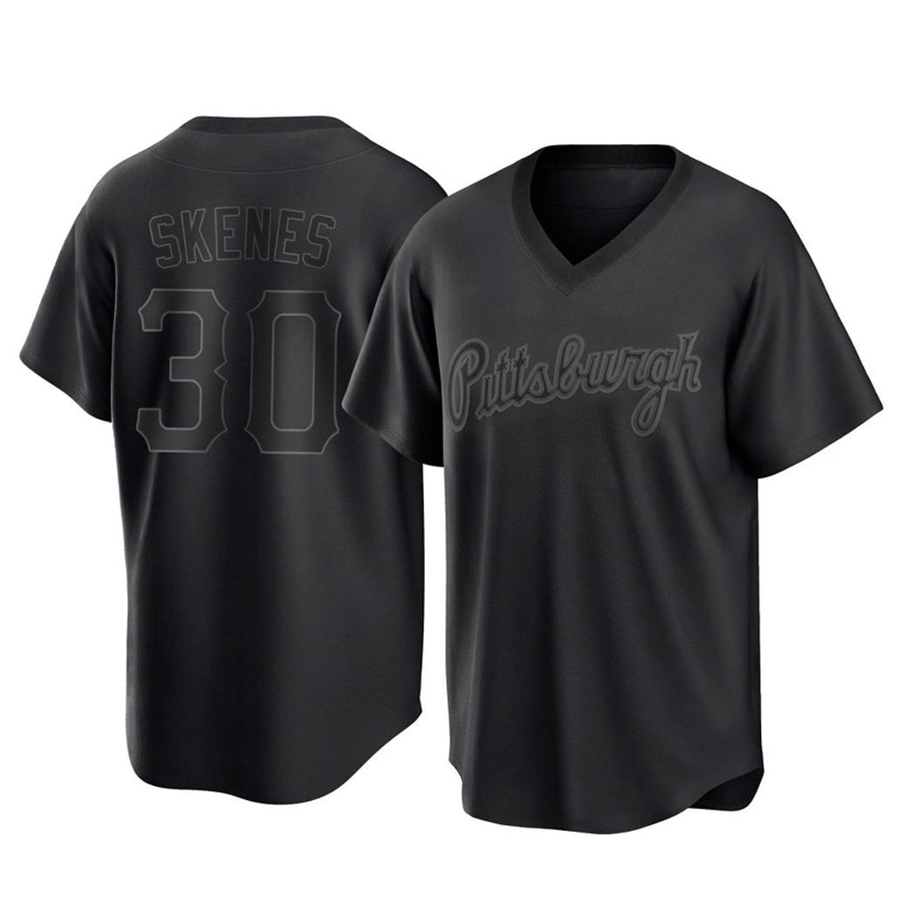 P.Pirates #30 Paul Skenes Player Black Fashion Home Game Qdoa Stitched Jerseys