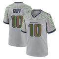 S.Seahawks #10 Cooper Kupp Player Grey 2025 Rivalries Collection Home Game Qdoa Stitched Jerseys