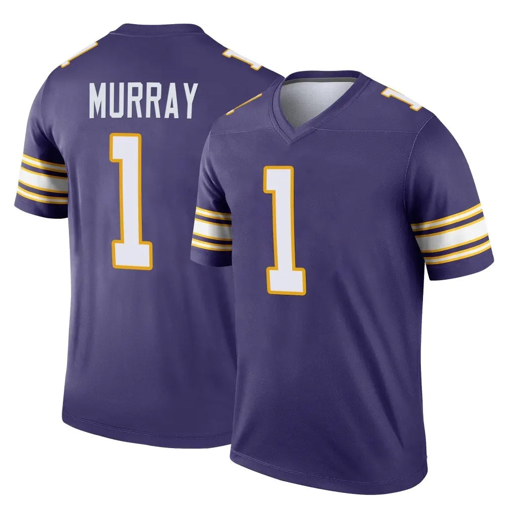 M.Vikings #1 Kyler Murray Player Purple Limited Classic Home Game Qdoa Stitched Jerseys