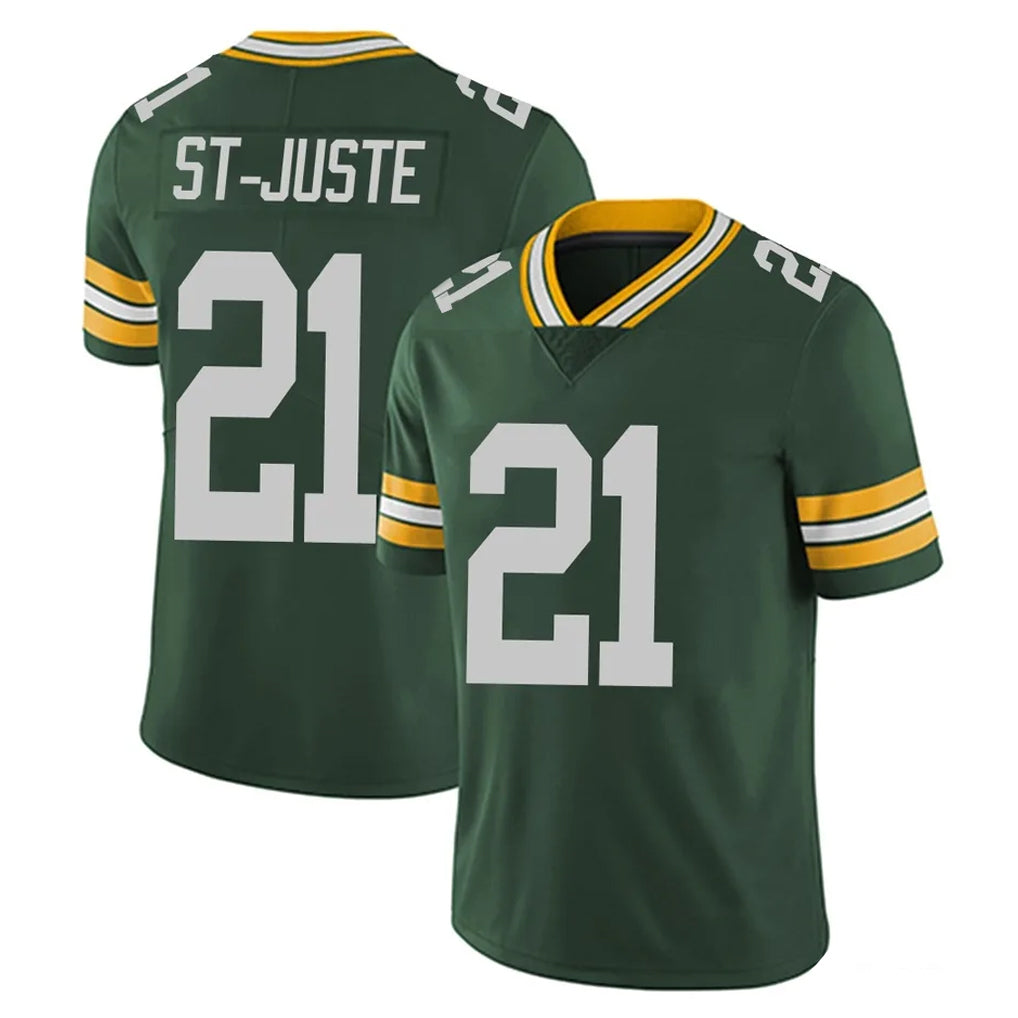 GB.Packers #21 Benjamin St-Juste Player Green Vapor Untouchable Limited Home Game Qdoa Stitched Jerseys