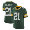 GB.Packers #21 Benjamin St-Juste Player Green Vapor Untouchable Limited Home Game Qdoa Stitched Jerseys
