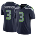 S.Seahawks #3 Nick Emmanwori Player Navy Limited Vapor F.U.S.E. Home Game Qdoa Stitched Jerseys