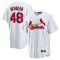 St. Louis Cardinals #48 Ivan Herrera Player White Home Game Qdoa Stitched Jerseys