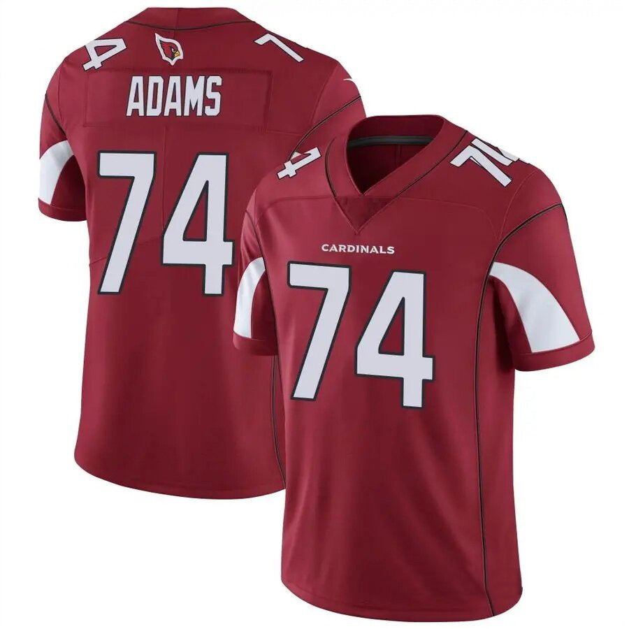 A.Cardinals #74 Isaiah Adams Player Red Game Qdoa Stitched Jerseys