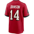 Qdoa TB.Buccaneers #14 Brad Johnson Red Game Retired Player Jersey