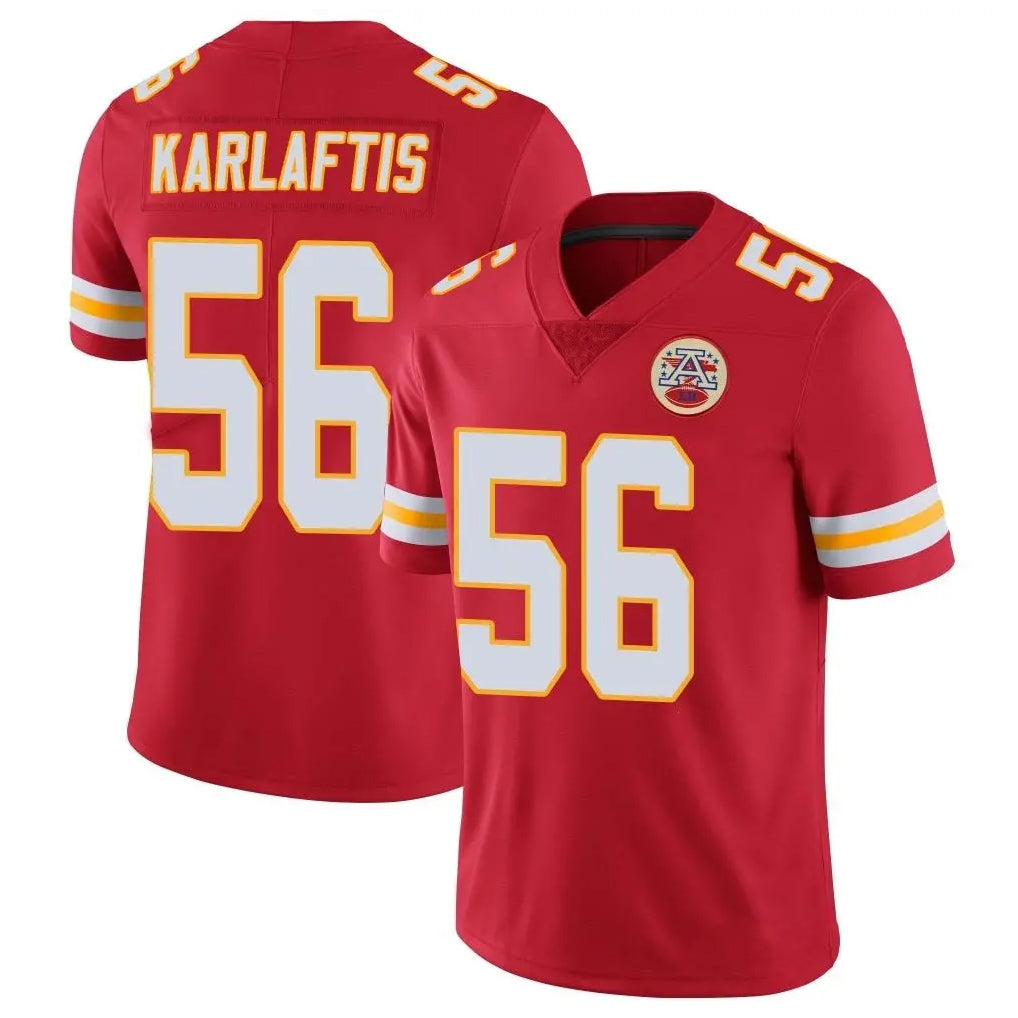 KC.Chiefs #56 George Karlaftis Player Red Limited Vapor Untouchable Home Game Qdoa Stitched Jerseys