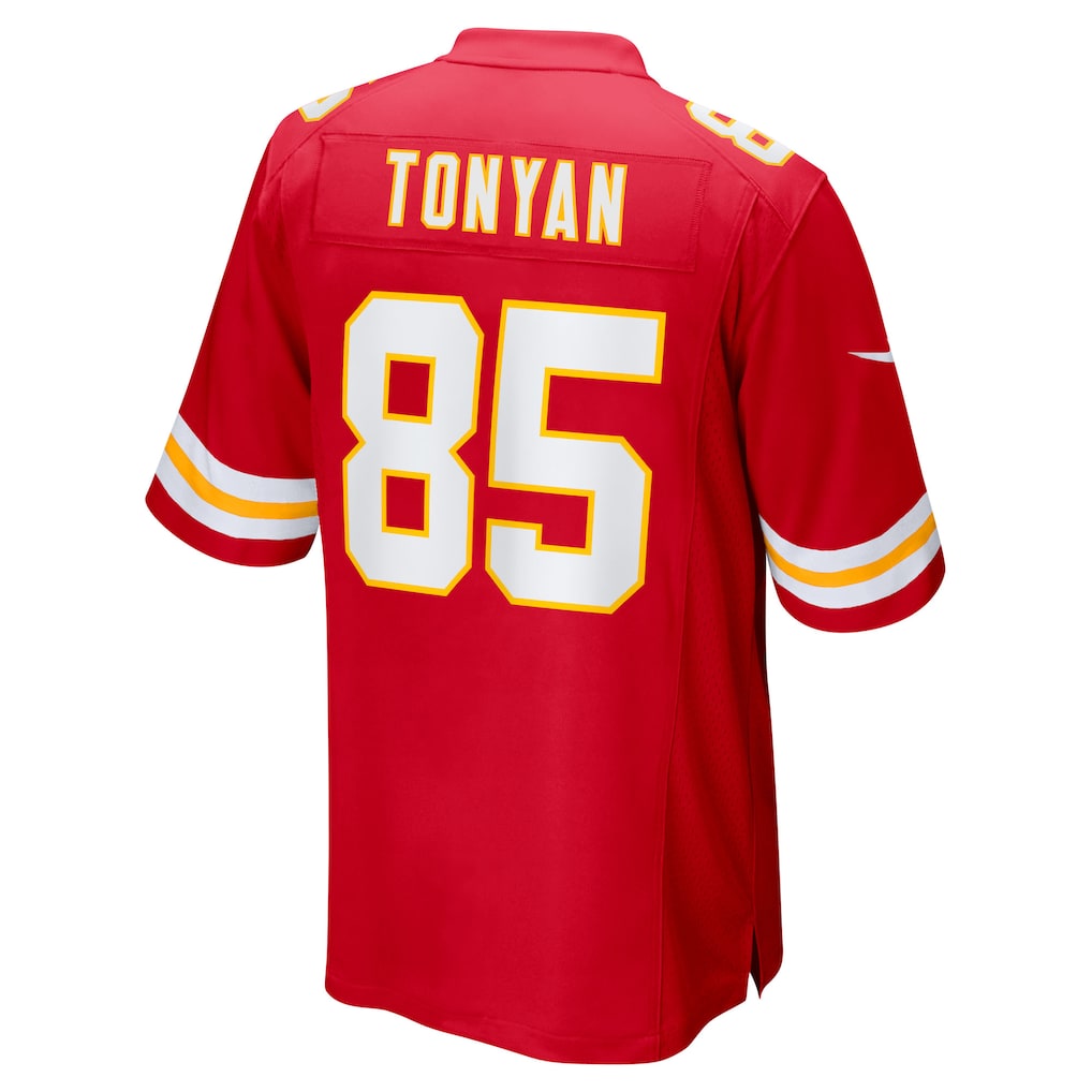 Qdoa KC.Chiefs #85 Robert Tonyan Red Game Player Jersey