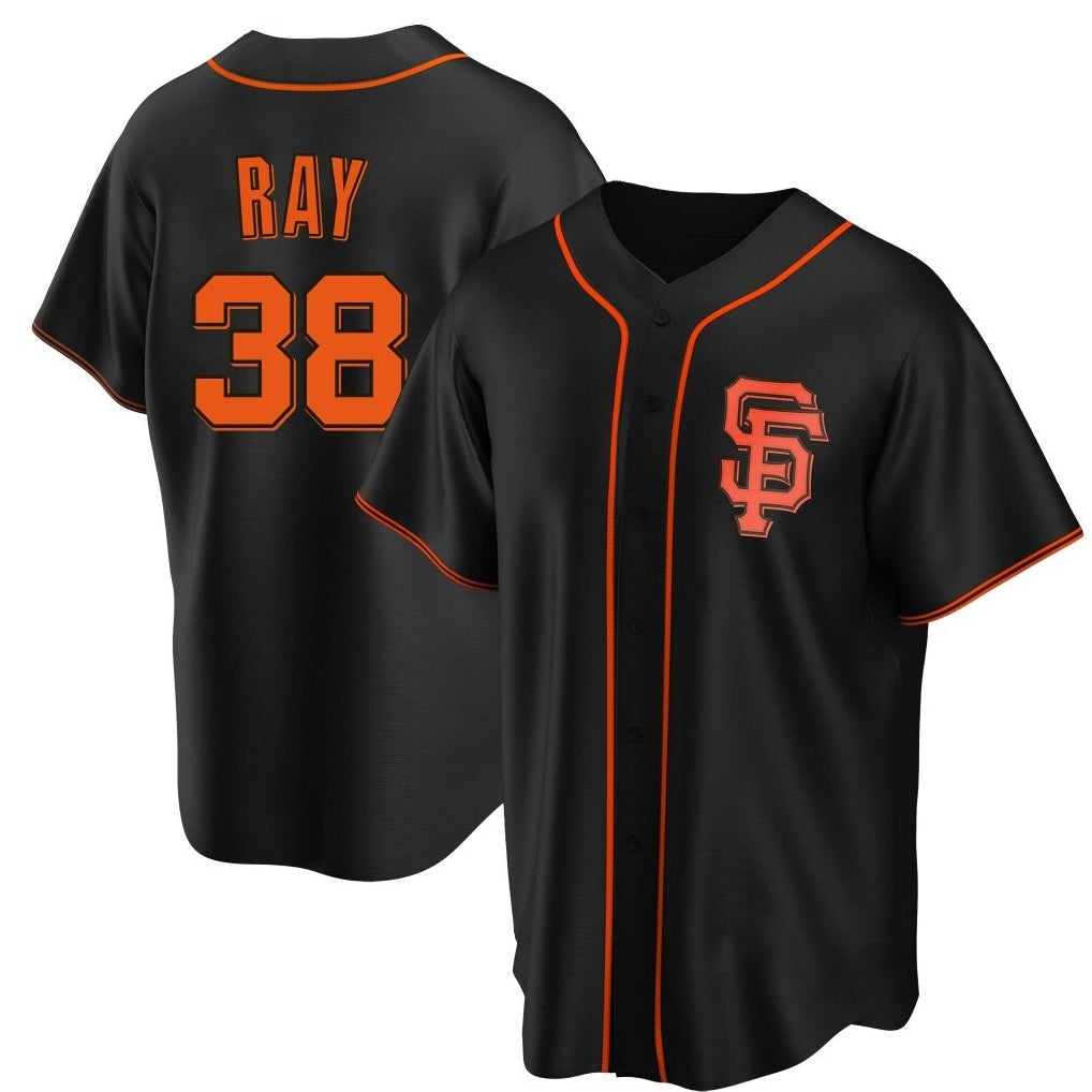 SF.Giants #38 Robbie Ray Player  Black 2026 Home Game Qdoa Stitched Jerseys
