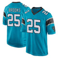 C.Panthers #25 Jonathon Brooks Player Blue Game Qdoa Stitched Jerseys