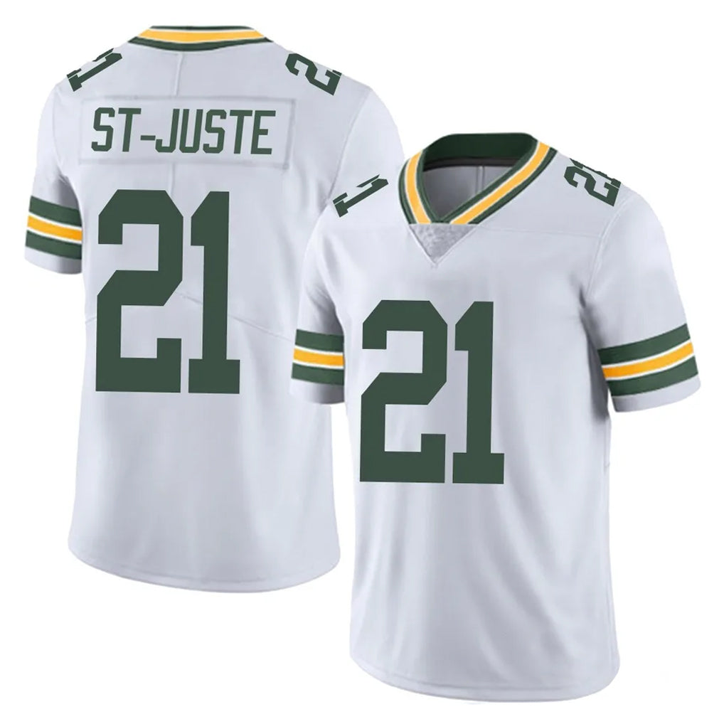 GB.Packers #21 Benjamin St-Juste Player White Vapor Untouchable Limited Home Game Qdoa Stitched Jerseys