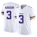 M.Vikings #3 Jordan Addison Player White Limited Vapor F.U.S.E. Home Game Qdoa Stitched Jerseys