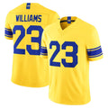 LA.Rams #23 Kyren Williams Player Gold Classic Sol Vapor F.U.S.E. Home Game Qdoa Stitched Jerseys