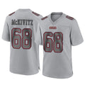 SF.49ers #68 Colton McKivitz Player Gray Atmosphere Fashion Home Game Qdoa Stitched Jerseys