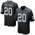 LV.Raiders #20 Isaiah Pola-Mao Player Black Home Game Qdoa Stitched Jerseys