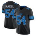 D.Lions #54 Alim McNeill Player Black Alternate Vapor F.U.S.E. Limited Home Game Qdoa Stitched Jerseys