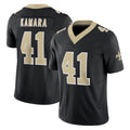 NO.Saints #41 Alvin Kamara Player Black Limited Vapor F.U.S.E. Home Game Qdoa Stitched Jerseys