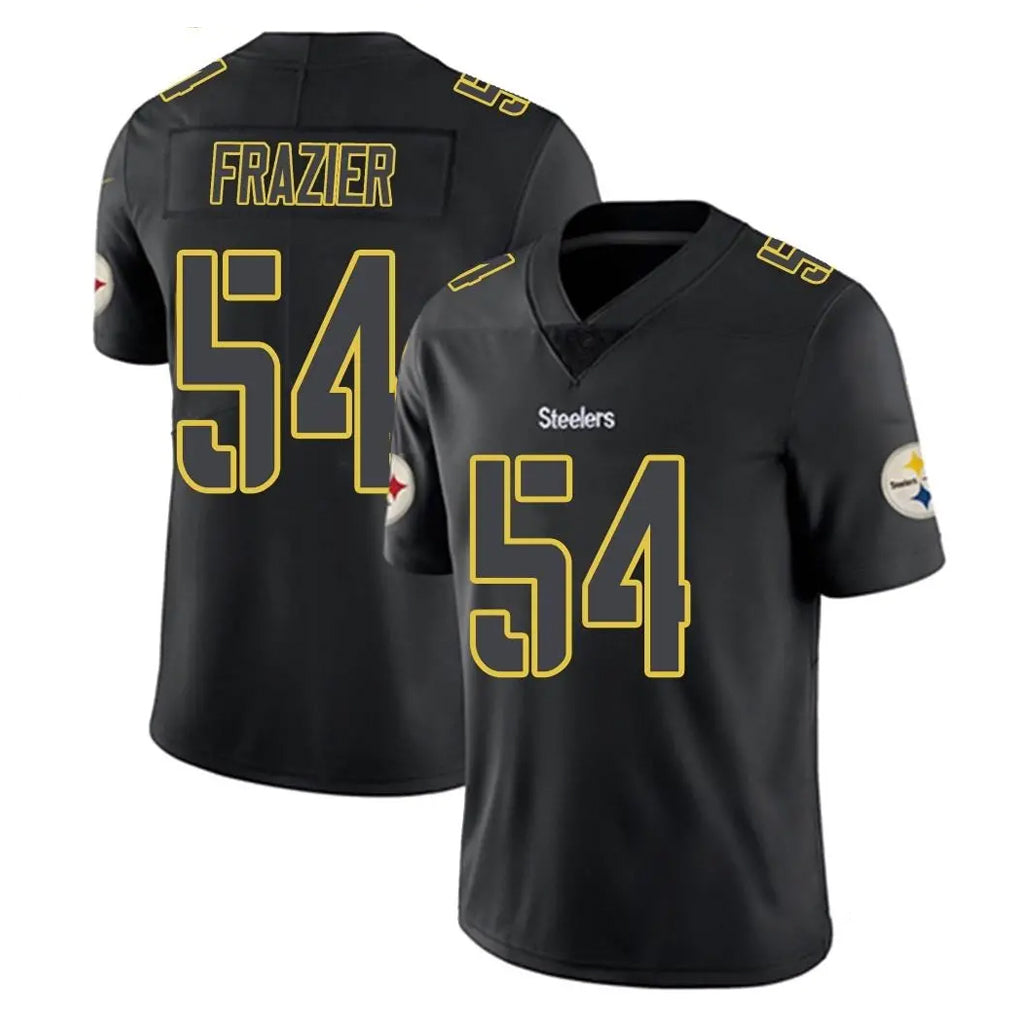 P.Steelers #54 Zach Frazier Player Black Impact Limited Home Game Qdoa Stitched Jerseys