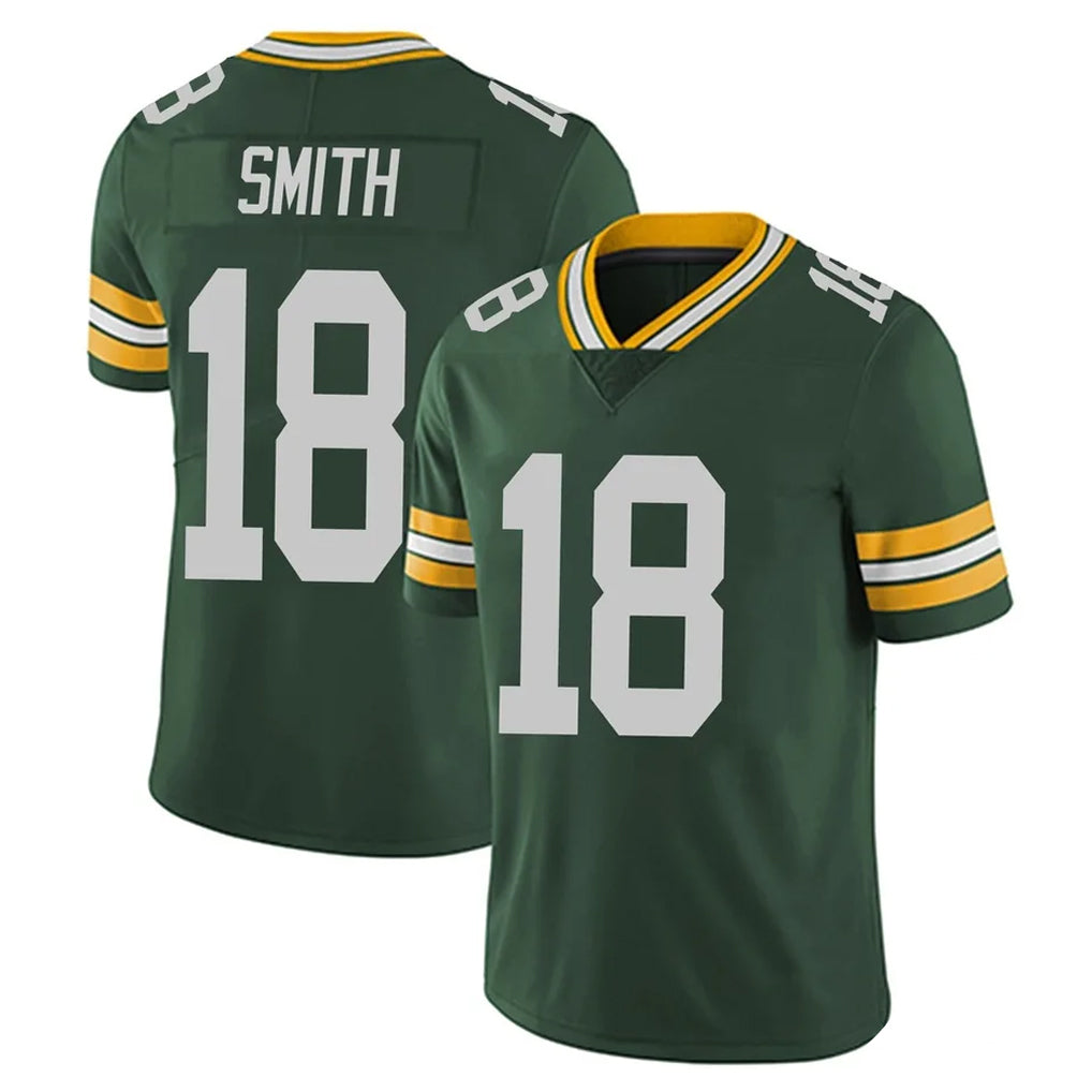 GB.Packers #18 Jonnu Smith Player Green Vapor Untouchable Limited Home Game Qdoa Stitched Jerseys