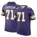 M.Vikings #71 Christian Darrisaw Player Purple Limited Classic Home Game Qdoa Stitched Jerseys