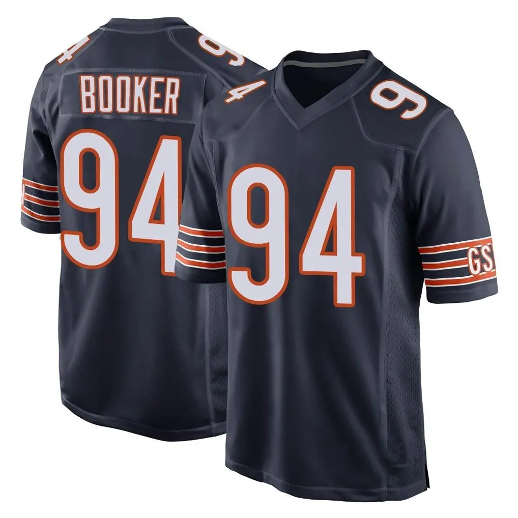C.Bears #94 Austin Booker Player Navy Home Game Qdoa Stitched Jerseys