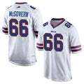 B.Bills #66 Connor McGovern Player White Home Game Qdoa Stitched Jerseys