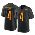 W.Commanders #4 Frankie Luvu Player Black Home Game Qdoa Stitched Jerseys
