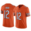 C.Bears #12 Devin Bush Player Orange Alternate Vapor Limited Home Game Qdoa Stitched Jerseys
