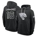 J.Jaguars #16 Trevor Lawrence Player 2026 Black Logo Pullover Hoodies Limited Game Qdoa Stitched Jerseys