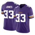 M.Vikings #33 Aaron Jones Sr. Player Purple Limited Vapor F.U.S.E. Home Game Qdoa Stitched Jerseys