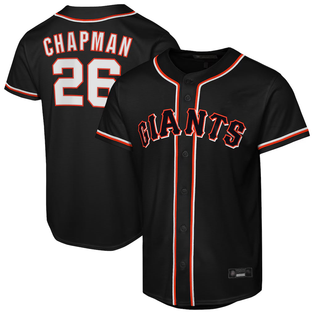 SF.Giants #26 Matt Chapman Player Black Fashion Out Home Limited Qdoa Stitched Jerseys