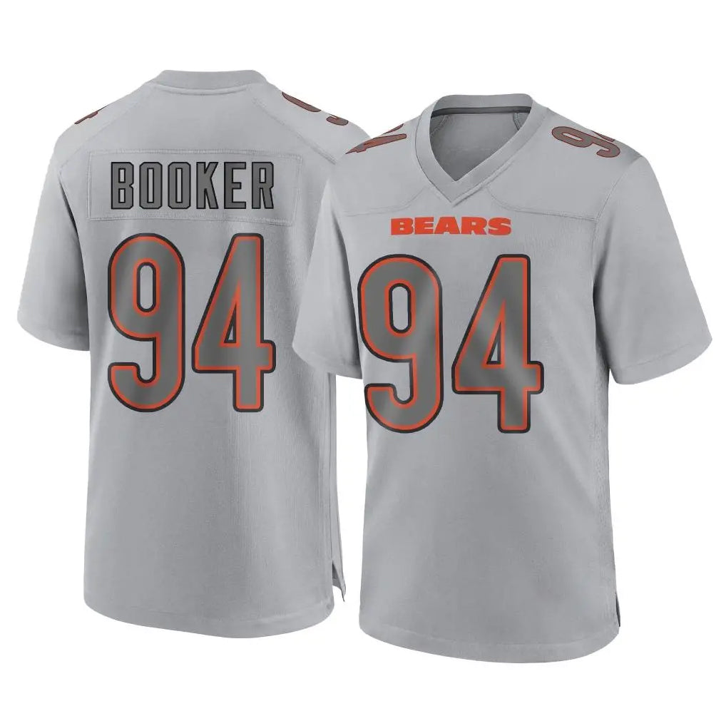 C.Bears #94 Austin Booker Player Gray Atmosphere Fashion Game Qdoa Stitched Jerseys