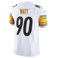 Qdoa #90 T.J. Watt Player P.Steelers White Vapor F.U.S.E. Limited Stitched Jersey