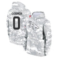 D.Broncos #0 Jonathon Cooper Player Arctic Camo Salute to Service Hoodies Limited Game Qdoa Stitched Jerseys