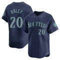 S.Mariners #20 Luke Raley Player Navy Home Limited Qdoa Stitched Jerseys