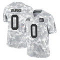 NY.Giants #0 Brian Burns Player Arctic Camo Salute To Service Limited Game Qdoa Stitched Jerseys