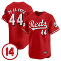 C.Reds #44 Elly De La Cruz Player Red Vapor Premier Limited Home Qdoa Stitched Jerseys