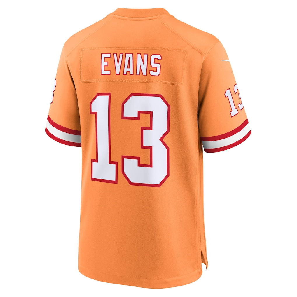 Qdoa TB.Buccaneers #13 Mike Evans Creamsicle 50th Season Game Jersey