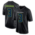S.Seahawks #3 Nick Emmanwori Player Black Limited Fashion Home Game Qdoa Stitched Jerseys