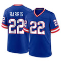 NY.Giants #22 Najee Harris Player Royal Classic Home Game Qdoa Stitched Jerseys