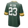 Qdoa GB.Packers #23 Emanuel Wilson Green Team Game Jersey