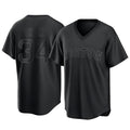 B.Red Sox #34 David Ortiz Player Black T-shirt Home Game Qdoa Stitched Jerseys