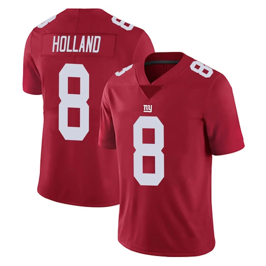 NY.Giants #8 Jevon Holland Player Red Limited Vapor Untouchable Home Game Qdoa Stitched Jerseys