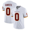 W.Commanders #0 Mike Sainristil Player White Limited Vapor Untouchable Home Game Qdoa Stitched Jerseys
