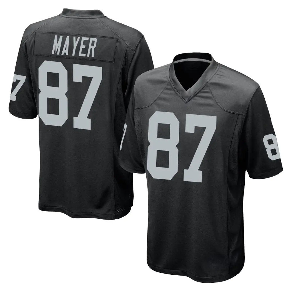 LV.Raiders #87 Michael Mayer Player Black Home Game Qdoa Stitched Jerseys