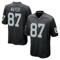 LV.Raiders #87 Michael Mayer Player Black Home Game Qdoa Stitched Jerseys