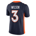 Qdoa D.Broncos #3 Russell Wilson Navy Vapor Untouchable Limited Jersey