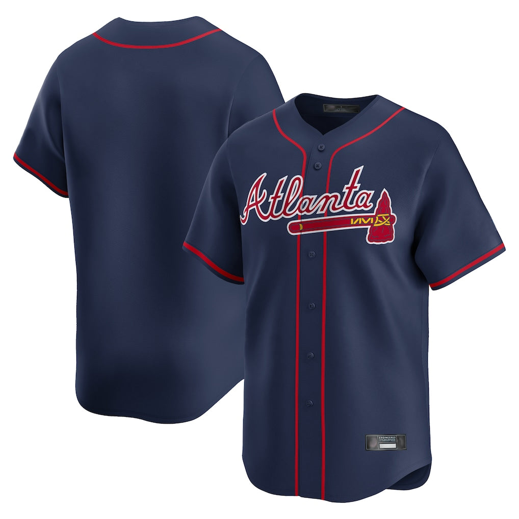 A.Braves ## Braves Blank Player Navy Limited Home Game Qdoa Stitched Jerseys
